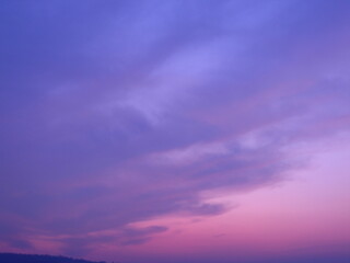 Naklejka na ściany i meble Purple sky