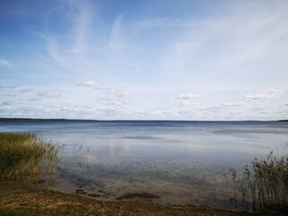 beautiful lake Naroch in Belarus