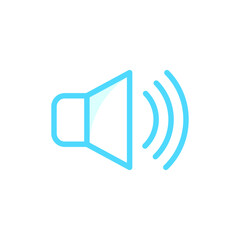Vector, speaker icon design template