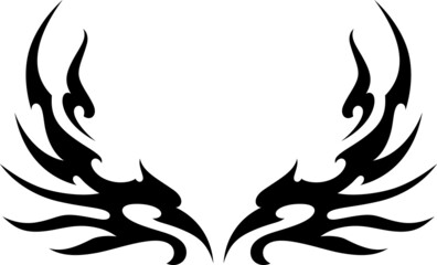 201-Fire Tribal-84(Wing Type)