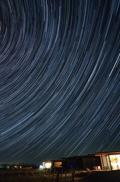 Startrail in mid Washington