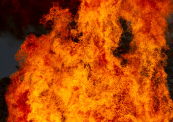 Obraz premium abstract blaze fire flame texture or background