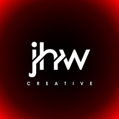 JHW Letter Initial Logo Design Template Vector Illustration