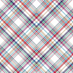 Colourful Chevron Plaid Tartan textured Seamless Pattern Design