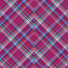 Colourful Chevron Plaid Tartan textured Seamless Pattern Design