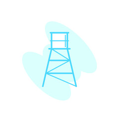Illustration Vector graphic of water reservoir icon