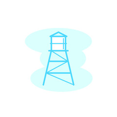 Illustration Vector graphic of water reservoir icon