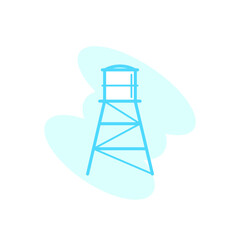 Illustration Vector graphic of water reservoir icon