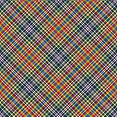 Rainbow Chevron Plaid Tartan textured Seamless Pattern Design