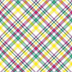 Rainbow Chevron Plaid Tartan textured Seamless Pattern Design