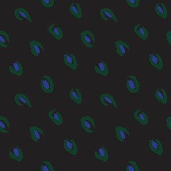 Christmas Animal Leopard Seamless Pattern Background