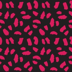 Purple Animal Leopard Seamless Pattern Background