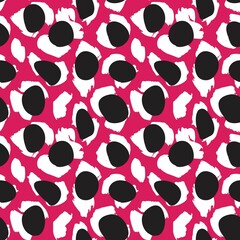 Purple Animal Leopard Seamless Pattern Background