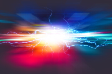 Electric storm abstract science backgrounds