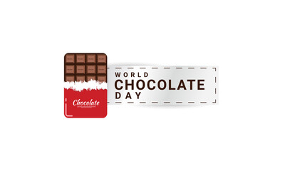 world chocolate day background, suitable for posters, social media posts, and others
