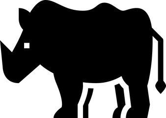 rhino glyph icon