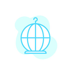 Illustration Vector graphic of birdcage icon