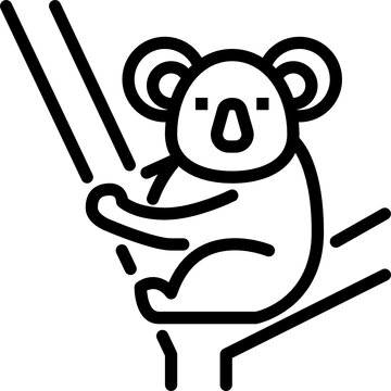 Koala Outline Icon