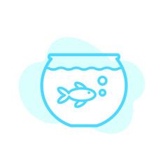 Illustration Vector graphic of aquarium icon template