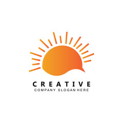 Sun Vector illustration Icon