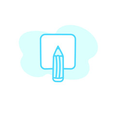Illustration Vector graphic of pencil icon template
