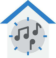 music flat icon