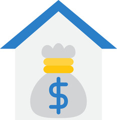 income flat icon