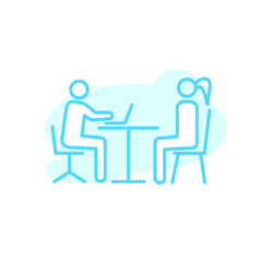 Illustration Vector graphic of employee icon template