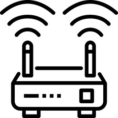 router wifi outline icon
