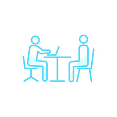 Illustration Vector graphic of employee icon template