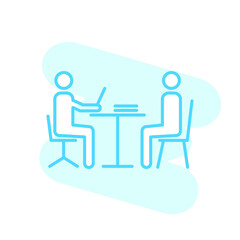 Illustration Vector graphic of employee icon template