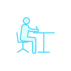 Illustration Vector graphic of employee icon template