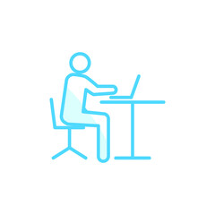 Fototapeta premium Illustration Vector graphic of employee icon template