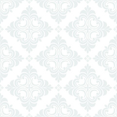 Abstract seamless pattern. with Gray and white floral elements. vector background.
