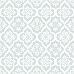 Abstract seamless floral pattern.