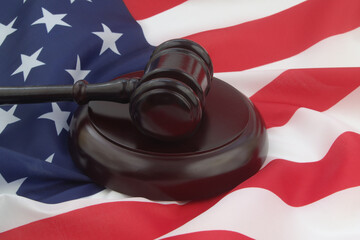 Laws, court and legal system of US concept.	