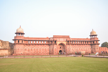 Agra Fort is a historical fort in the city of Agra in India. It was the main residence of the...