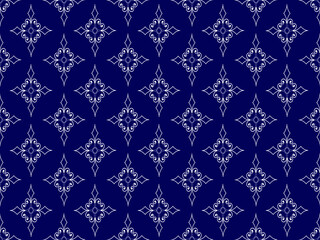 seamless traditional ethnic pattern design for background carpet wallpaper clothing embroidery style vector illustration