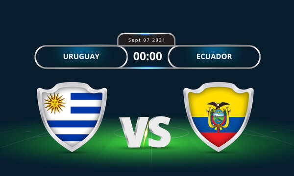 Fifa World Cup Qualifier Uruguay Vs Ecuador 2022 Football Match