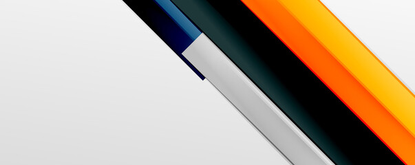 Color abstract lines trendy geometric background for business or technology presentation, internet poster or web brochure cover, wallpaper
