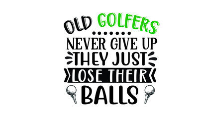 Fototapeta premium New Golf SVG Quotes Design Template
