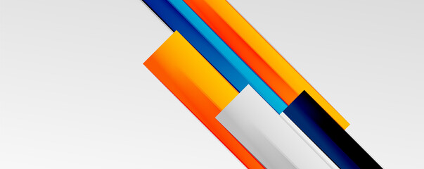 Color abstract lines trendy geometric background for business or technology presentation, internet poster or web brochure cover, wallpaper