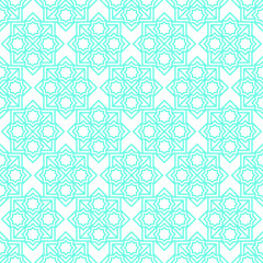 Islamic abstract ornament seamless pattern design