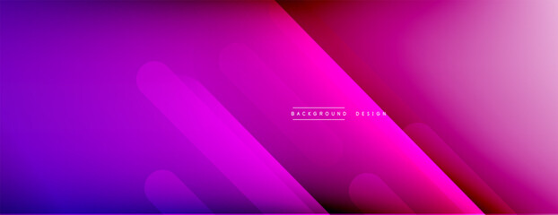 Fototapeta premium Dynamic lines abstract background. 3D shadow effects and fluid gradients. Modern overlapping forms