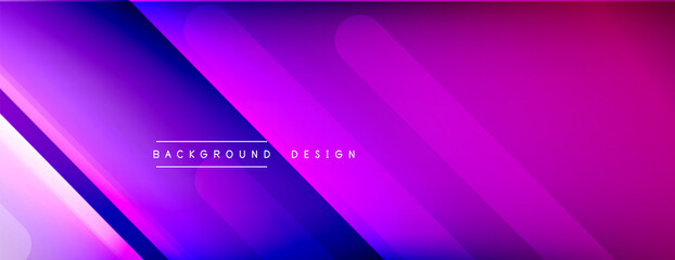 Dynamic lines abstract background. 3D shadow effects and fluid gradients. Modern overlapping forms