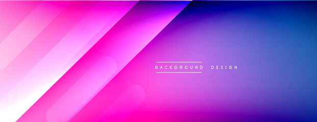 Dynamic lines abstract background. 3D shadow effects and fluid gradients. Modern overlapping forms