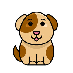 Dog icon. Icon design. Template elements