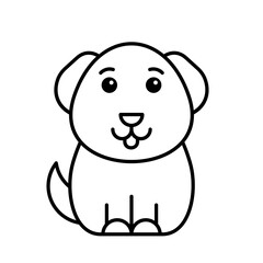 Dog icon. Icon design. Template elements