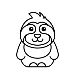 Sloth icon. Icon design. Template elements