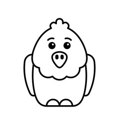 Eagle icon. Icon design. Template elements